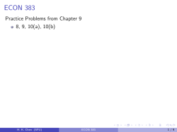 ECON 383