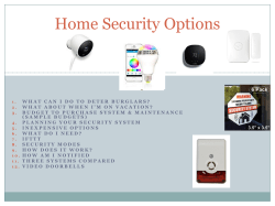 Home Security Options