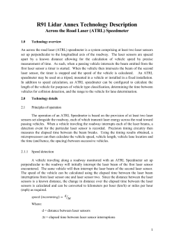 Across the Road Lidar Speedmeter revision b