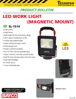 led work light (magnetic mount)