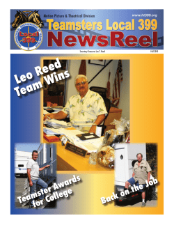 Leo Reed Team Wins - Teamsters Local 399