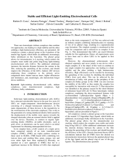 Stable and Efficient Light-Emitting Electrochemical Cells