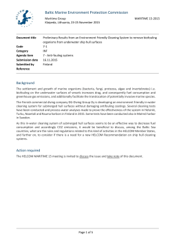 Cleaning System to remove biofouling organisms from underwater