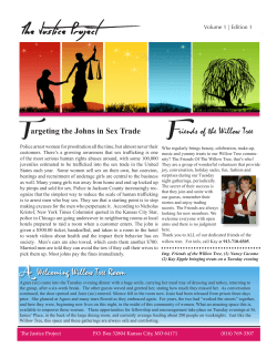 to read the newsletter. - The Justice Project of Kansas City