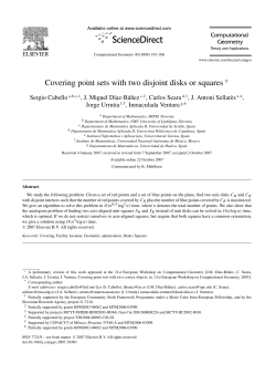 Covering point sets with two disjoint disks or squares