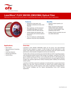 LaserWave&reg; FLEX 300/550 (OM3/OM4) Optical Fiber