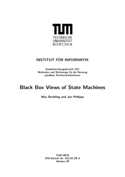 Black Box Views of State Machines