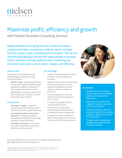 Maximize profit, efficiency and growth