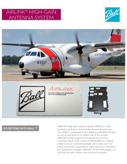 airlink&reg; high-gain antenna system