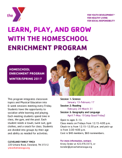 LEARN, PLAY, AND GROW WITH THE HOMESCHOOL