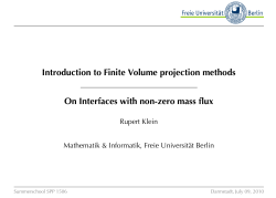 On interfaces with non-zero mass flux