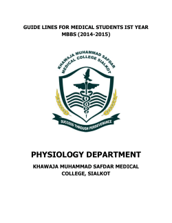nerve and muscle physiology