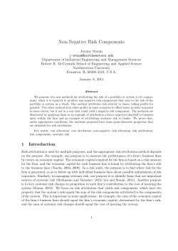 Non-Negative Risk Components