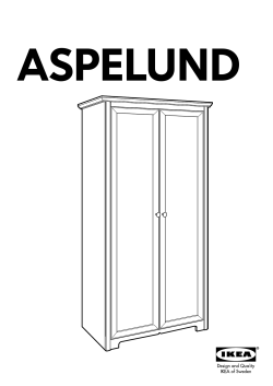 aspelund wardrobe w/ 2 doors