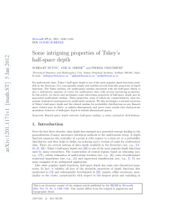 Some intriguing properties of Tukey`s half-space depth