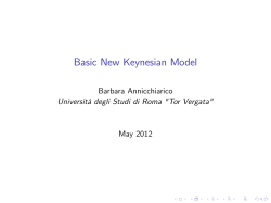 Basic New Keynesian Model