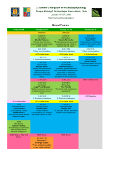 The full program is now available