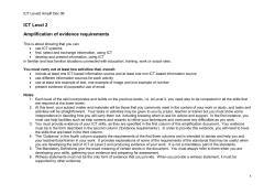 ICT Level 2 - NPTC Moodle