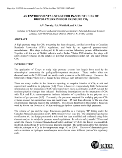 an environmental stage for in-situ studies of biopolymers in high
