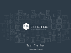 Team Member Get Started Guide