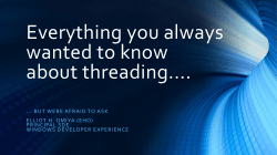 It is strongly recommended not to update UI controls etc from a