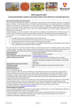 Exploring Burkholderia symbiosis and nitrogen fixation with