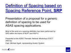 Definition of Spacing based on Spacing Reference