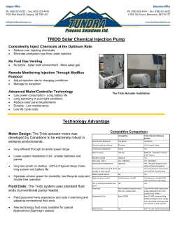 Chemical Injection Brochure