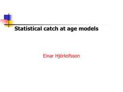 Statistical catch at age