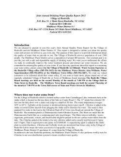 Introduction Where does our water come from?