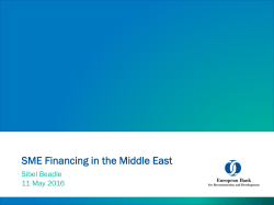 EBRD FI`s Current Partners in Tunisia Amen Bank