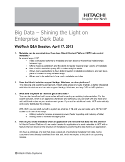 Big Data &ndash; Shining the Light on Enterprise Dark Data