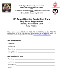 19th Annual Burning Sands Step Show Step