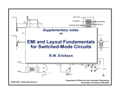 EMI and Layout Fundamentals for Switched