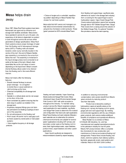 Mesa helps drain away