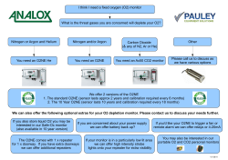 I think I need a fixed oxygen (O2) monitor We can also offer the