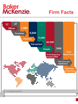 Firm Facts - Baker McKenzie