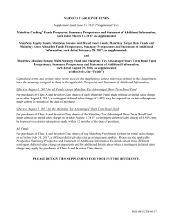 MainStay Absolute Return Multi-Strategy Fund