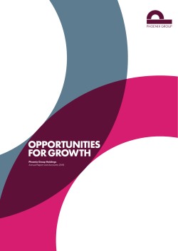 Phoenix Group 2016 Annual Report and Results