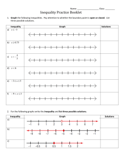 Inequality Practice Booklet (2)