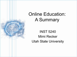 PPT - Utah State OpenCourseWare
