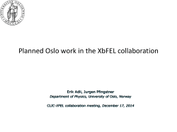 SASE seeding - CERN Indico