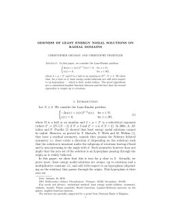 Oddness of least energy nodal solutions on a ball