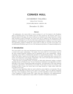 convex hull - Computer Science