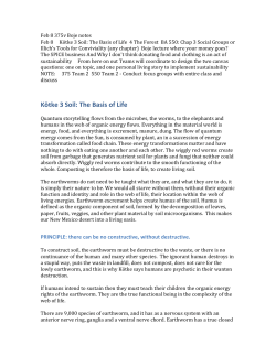 Boje on Earthworms and life in New Mexico desert soil