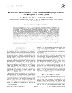 The Interactive Effects of Carbon Dioxide