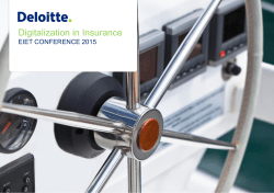 Digitalization in Insurance