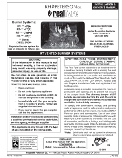 A2-370 Real Fyre RT Vented Burner Instructions.indb