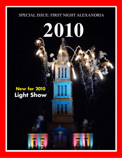 Light Show - First Night Alexandria