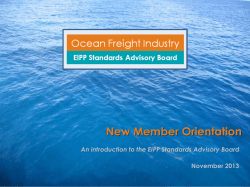 EIPP SAB Charter - EIPP Standards Advisory Board